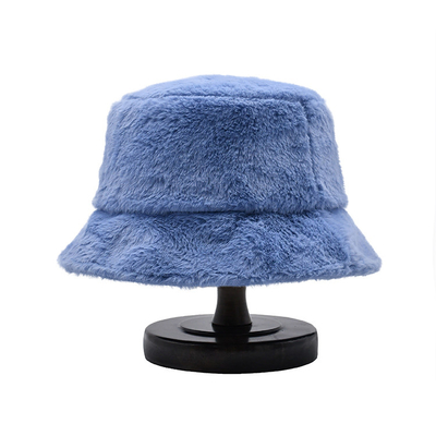 کلاه های سطلی پاییزی زمستانی زنانه کلاه های مخملی نرم و گرم پاناما کلاه های بانوی تخت ماهیگیری