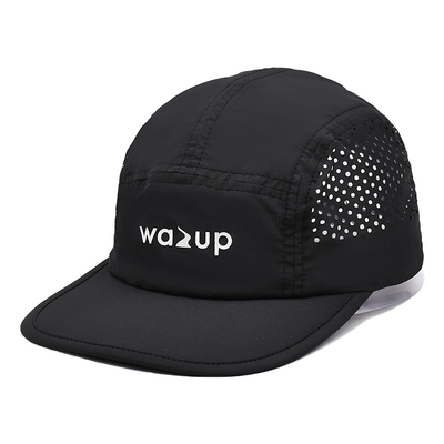 کلاه کمپر 5 پانل با عرق گیر مشبک ورزشی و صفحه برش لیزری لبه صاف
