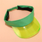 درپوش آفتابگیر قابل تنظیم سبز با نوار الاستیک ژاکارد رنگی UV50+