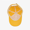 گلدوزی در فضای باز ورزشی کلاه پدر پارچه پنبه رنگ زرد روشن برای یونیسکس