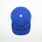 کلاه های اسنپ بک لبه تخت بزرگسالان بسته بندی پلاستیکی 6 پنل رنگ آبی