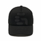 کلاه مشکی مشکی 5 پنل اسپرت خودروی سواری کلاه مشبک فوم با تاج بالا قابل تنظیم مردانه و زنانه