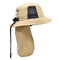 لوگوی سفارشی کلاه سطلی ماهیگیر 100% پلی استر با محافظ روسری در آفتاب