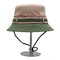 کلاه آفتابگیر ماهیگیری با طناب قابل تنظیم مد کلاه سطلی 100% پلی استر سفارشی