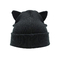 کلاه گوش گربه ای بافتنی به سبک پارچه پلی استر زمستانی کلاه های ناز بافی