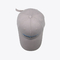 درزهای تقویت شده کلاه بیسبال 6 پنلی سفید با آرم گلدوزی سفارشی