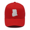بند قابل تنظیم 6 پانل کلاه بیسبال با 6 چشمک تقویت شده درز آرم سفارشی