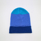 کلاه کلاه پوشی با پارچه مخصوص رنگ آبی رنگ گرم زمستانی الگوی خالی