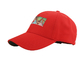 کلاه بافی بزرگسالان بزرگسالان کلاه قرمز مخلوط پارچه سفارشی گلدوزی پچ