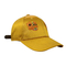 کلاه بیسبال زیبا ساتن زرد، کلاه های ورزشی شهر برای حفاظت از خورشید