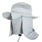 محافظ خورشید محافظ سفارشی با کلاه خنده دار با رشته / موی با محافظ گردن