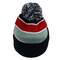 100٪ مروینو پشم Knit Beanie کلاه لوگوی دوزی لوبیا Beanie Winter Cap