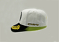 کلاه های بیس بال گلدوزی پنل ورزشی سفید ، کلاه های بیس بال اندازه سفارشی یونیسکس