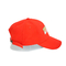 کلاه بیل منحنی قرمز 6 سفارشی کلاه بیس بال برای دختران چاپ شده است