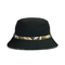لوگوی شیشه ای مخصوص ماهیگیری مد کلاه های تزئینی سیاه و سفید کمربند آرم آرم فلزی