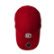 کلاه های بیس بال گلدوزی 3D سفارشی قرمز 100٪ مواد تویل پنبه ای