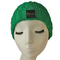 High quality unisex customize logo green winter knitted  hats caps for fashion
