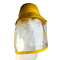 محافظ چند منظوره محافظ Hatswith PVC Face Visor Anti - Pollution Pollution ضد - بزاق جدا شده بزاق