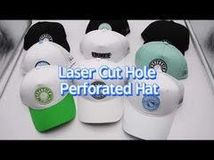 کلاه های بیسبال خمیده و طراحي شده 6 پانل چشمک های سفارشی