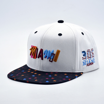 مدل جدید هیپ هاپ ورزش در فضای باز 3d Puff Snapback Cap لوگو طراحي با کیفیت بالا مردان زنان فلت برمه Snapback