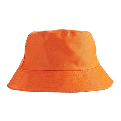 کلاه مردانه نارنجی سطل، کلاه سطل شهری با رنگ جامد شخصی