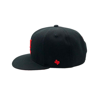 BSCI Factory Custom 6 Panel Logo گلدوزی بدون ساختار با کیفیت بالا درپوش اسنپ بک