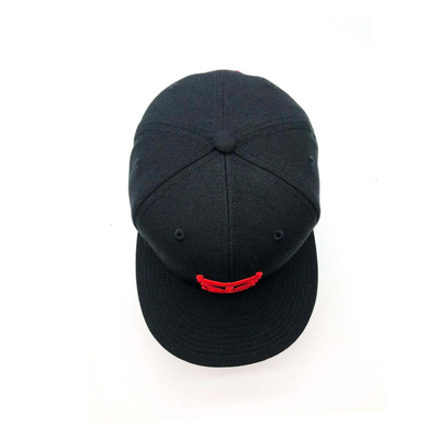 BSCI Factory Custom 6 Panel Logo گلدوزی بدون ساختار با کیفیت بالا درپوش اسنپ بک