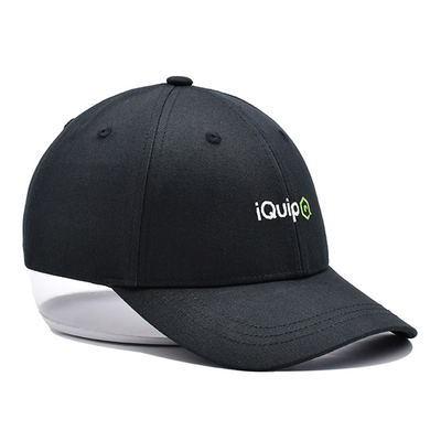 پنل خمیده پنبه ای بیسبال کلاه متوسط پروفایل ورزشی Gorras 3d Puff bordure لوگو