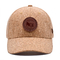 کلاه بیس بال چوبی با شش پانل خمیده با کمربند قابل تنظیم