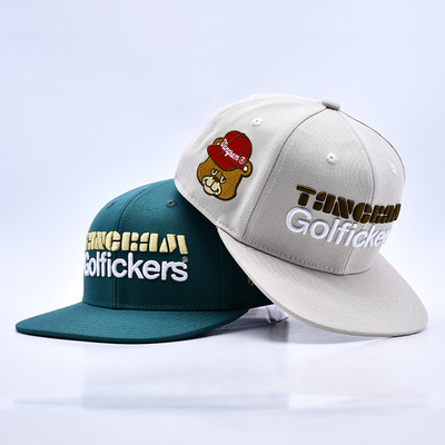 لوگو 3D طراحي با سبک کیفیت 6 پانل کلاه Snapback فروش داغ