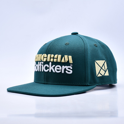لوگو 3D طراحي با سبک کیفیت 6 پانل کلاه Snapback فروش داغ