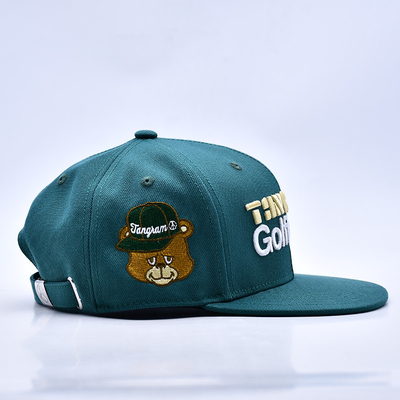 لوگو 3D طراحي با سبک کیفیت 6 پانل کلاه Snapback فروش داغ
