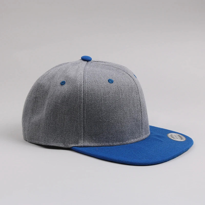 جدید بزرگسالان 6 پانل کلاه Snapback سفارشی دو تن فلت لبه کلاه Snapback