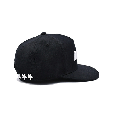 کلاه های رومیزی سفارشی با لبه مسطح یونیسکس Snapback با لوگو بروکاری