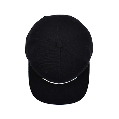 کلاه های رومیزی سفارشی با لبه مسطح یونیسکس Snapback با لوگو بروکاری