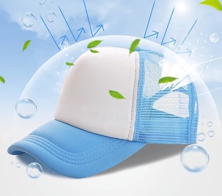 کلاه ماشینی فوم سفارشی با تاج پروفایل Unisex 5 Panel Mesh