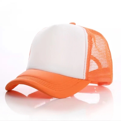 کلاه ماشینی فوم سفارشی با تاج پروفایل Unisex 5 Panel Mesh