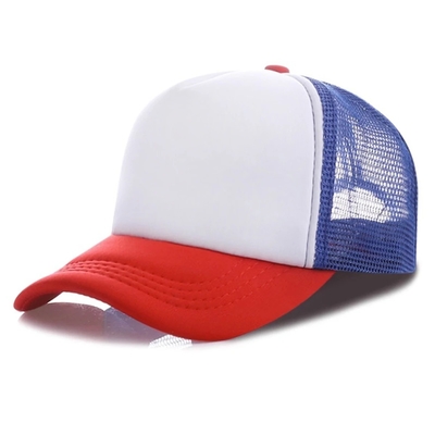 کلاه ماشینی فوم سفارشی با تاج پروفایل Unisex 5 Panel Mesh