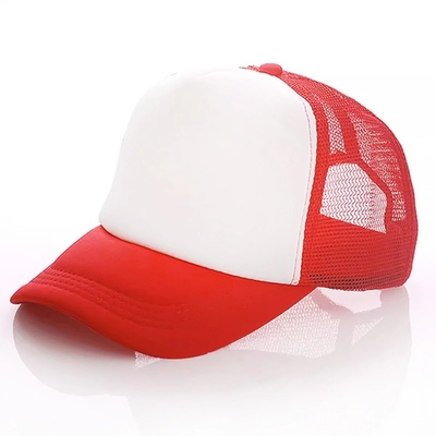 کلاه ماشینی فوم سفارشی با تاج پروفایل Unisex 5 Panel Mesh