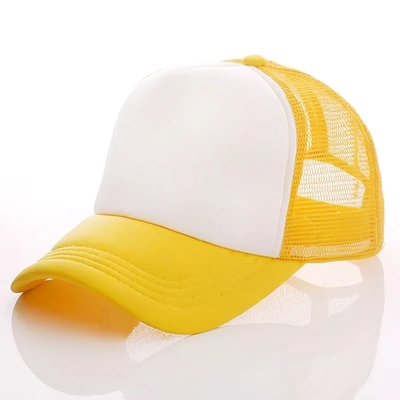 کلاه ماشینی فوم سفارشی با تاج پروفایل Unisex 5 Panel Mesh