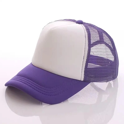 کلاه ماشینی فوم سفارشی با تاج پروفایل Unisex 5 Panel Mesh