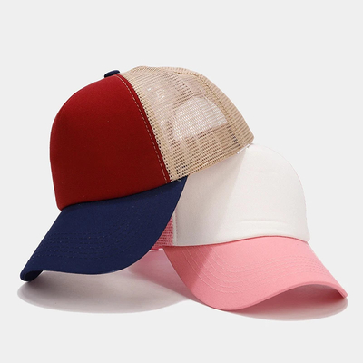 OEM کیفیت بالا عمده فروشی میش کامیون کلاه 5 پانل ساده عقب کامیون کلاه سفارشی Gorras میش کلاه