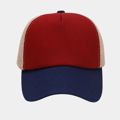 OEM کیفیت بالا عمده فروشی میش کامیون کلاه 5 پانل ساده عقب کامیون کلاه سفارشی Gorras میش کلاه