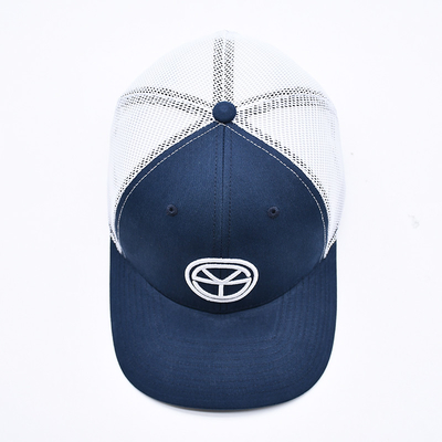 BSCI Oem لوگو سفارشی بروکرده شده Richardson Trucker Hat Mesh Snap Back Gorras 6 پانل کلاه کامیون