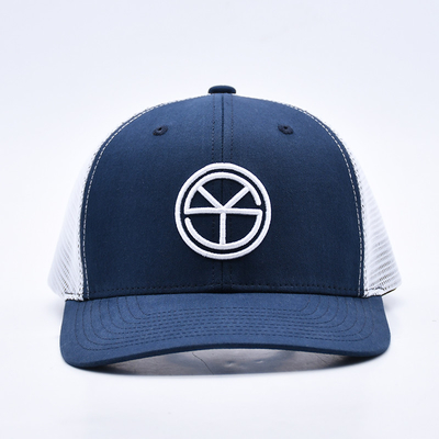 BSCI Oem لوگو سفارشی بروکرده شده Richardson Trucker Hat Mesh Snap Back Gorras 6 پانل کلاه کامیون