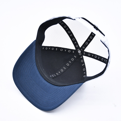 BSCI Oem لوگو سفارشی بروکرده شده Richardson Trucker Hat Mesh Snap Back Gorras 6 پانل کلاه کامیون