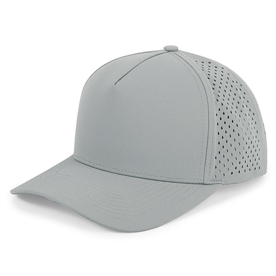 عمده فروشی 5 پانل کلاه بیسبال آبی ليزر برش سوراخ سفارشی Gorras گلف کلاه ورزشی پلی استر ضد آب
