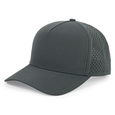 عمده فروشی 5 پانل کلاه بیسبال آبی ليزر برش سوراخ سفارشی Gorras گلف کلاه ورزشی پلی استر ضد آب