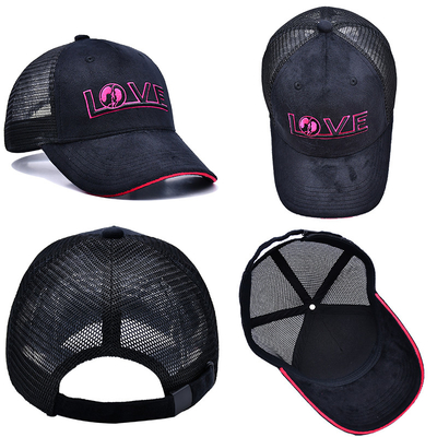 ساندویچ خمیده 5 پانل کلاه مخملی کامیونگر عمده فروشی Gorra Trucker Cap لوگو سفارشی