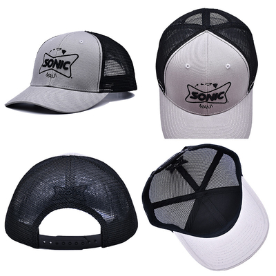 عمده فروشی کلاه کامیون Snapback 6 پنل کلاه های شبکه ای 3d بروکاری کلاه کامیون سفارشی